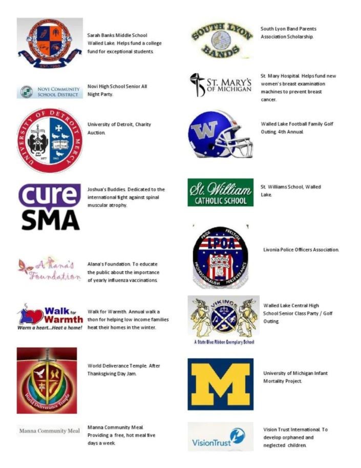 Sponsorship logos | Varsity Lincoln in Novi MI
